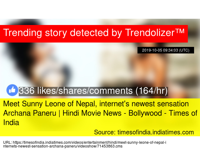 Archana Paneru Sex Video - Meet Sunny Leone of Nepal, internet's newest sensation Archana Paneru |  Hindi Movie News - Bollywood - Times of India